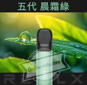 原裝正品RELX悅刻五代幻影換彈主機（晨霜綠）